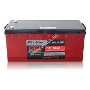 Panther tracline Gel Deep Cycle 12V 220Ah akku AGM ólom-zselés kép