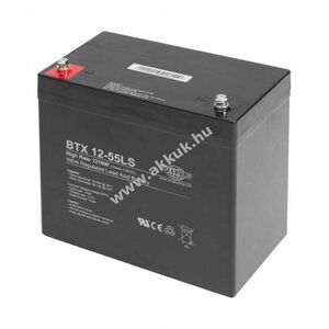 Wing BTX12-55LS 12V 55Ah akku AGM ólom-zselés kép