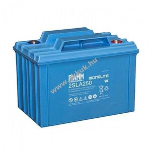 Fiamm Monolite 2SLA250 akku 2V 250000mAh M8 csavarcsatlakozó AGM ólom-zselés kép