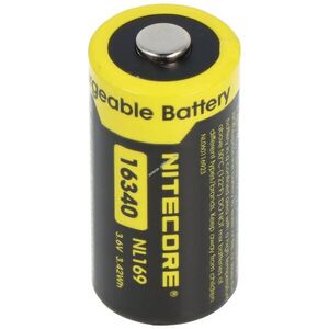 Nitecore NC-NL169 NL169 16340 3, 7V 950mAh akku Li-Ion kép