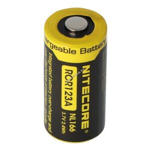 Nitecore NC-16340 CR123A 16340 3, 7V 650mAh akku Li-Ion (UTOLSÓ DARAB) kép