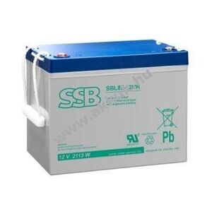 SSB SBL330-12HR (korábban SBL85-12HR) 12V 85Ah M8 akku AGM/ólom-zselés kép