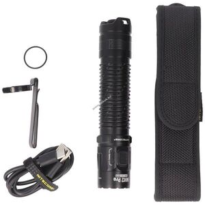 Nitecore MH12 Pro UHi 40 LED zseblámpa 3300lm 505m 5300mAh 21700 USB-C 130x21mm Li-ion kép