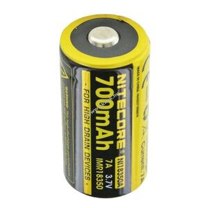 Nitecore 18350 akku 3, 7V 700mAh Li-Ion IMR kép