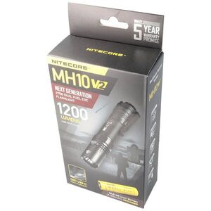 Nitecore MH10 V2 zseblámpa 1200lm 21700 4000mAh akku USB-C töltés Li-Ion kép