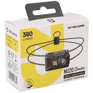 Nitecore NU20 Classic fejlámpa integrált akku 5000mAh 360lm Li-Ion kép
