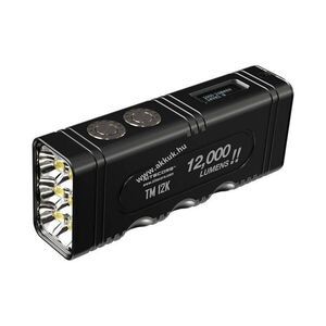 Nitecore TM12K zseblámpa 12000lumen beépített 21700 4800mAh akku OLED Li-Ion kép