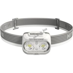 Nitecore UT27 2024 Titan White fejlámpa, duál tápellátás, max.800lm, ultrakönnyű kép