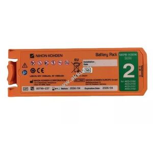 Nihon Kohden Cardiolife AED2100 SN5001-től AED2150 orvosi elem 30V 1, 4Ah LiMnO2 kép