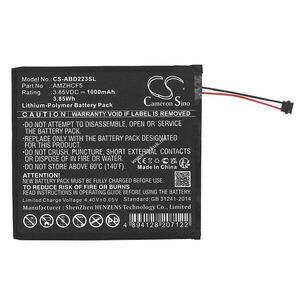 Helyettesítő e-könyv olvasó akku Amazon Kindle 11th 2022 AMZHCF5 1000mAh 3.85Wh 3.85V kép