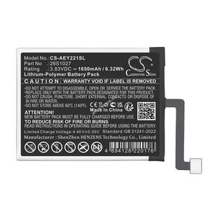 Helyettesítő e-könyv olvasó akku Amazon Kindle Paperwhite 11th 26S1027 1650mAh 6.32Wh 3.83V kép