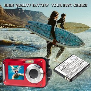 Helyettesítő kamera akku AgfaPhoto BP-5M WP8000 500mAh 1, 85Wh 3.7V kép
