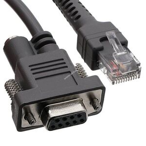 Helyettesítő vonalkódolvasó kábel Symbol LS9203 RS232 RJ45 300cm kép