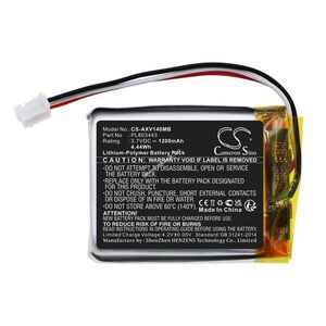 Helyettesítő bébiőr akku Axvue Video Monitor 140 PL803443 1200mAh 4.44Wh 3.7V kép