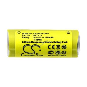 Helyettesítő riasztórendszer elem Daitem DC611 BATV14 170mAh 1.53Wh 9V kép