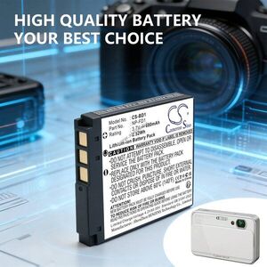 Helyettesítő kamera akku Sony Cyber-shot DSC-T200/B NP-FD1 680mAh 2.52Wh 3.7V kép
