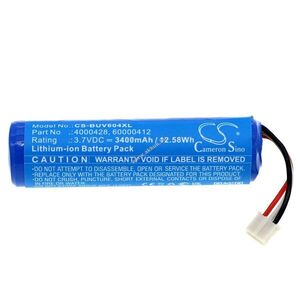 Helyettesítő elektronikus nagyító akku Burton UV604 LED 4000428 3400mAh 12, 58Wh 3.7V kép