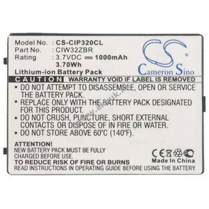 Helyettesítő akku Cisco Linksys WIP300 CIW32ZBR 1000mAh/3.7Wh 3.7V kép