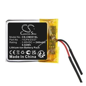 Helyettesítő akkupakk Custom Battery Pack 240mAh 0.92Wh 3.85V kép