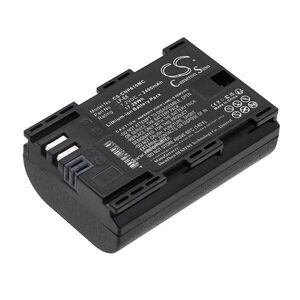 Helyettesítő kamera akku Canon EOS 5D Mark II LP-E6N 2400mAh 17.28Wh Li-Ion 7.2V kép