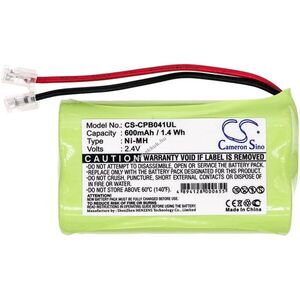 Helyettesítő akku Universal AA 2, 4V 600mAh 2db/csomag 1.44Wh kép