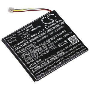 Helyettesítő kamera akku Casio TR Mini NP-11 1000mAh 3, 7Wh 3.7V kép