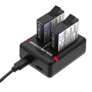 Helyettesítő akkutöltő GoPro ASST1 AHDBT-501 3x USB kábellel kép