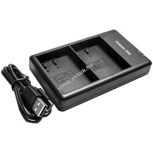 Helyettesítő akkutöltő Panasonic Lumix DC-S5 DMW-BTC15 USB-C 5V2, 1A kimenet 500mAx2/700mAx1 kép