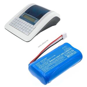 Helyettesítő pénztárgép akku Elcom Euro-150TEi 2ICR18650P 3350mAh 24.79Wh Li-Ion 7.4V kép
