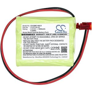 Helyettesítő vészvilágítás akku Cooper LPZ70RWH CUSTOM-93 1800mAh 6.48Wh 3.6V kép