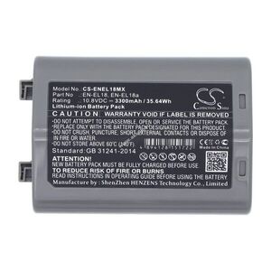 Helyettesítő kamera akku Nikon D4 EN-EL18 3300mAh 35.64Wh Li-Ion 10.8V kép