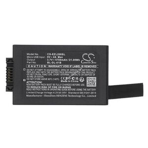 Helyettesítő ajtózár akku Ezviz DL20VS BL-DL-01B 5700mAh 21.09Wh 3.7V kép