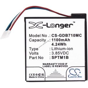 Helyettesítő kamera akku GoPro Hero 7 Silver SPTM1B 1100mAh 4.24Wh 3.85V kép