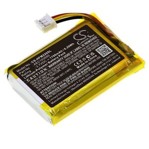 Helyettesítő erősítő akku HiFiMAN R2R2000 AEC103550 1700mAh 6.29Wh 3.7V kép