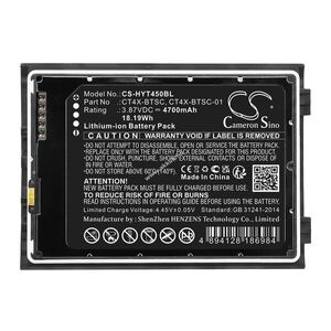 Helyettesítő vonalkódolvasó akku Honeywell CT47/CT4X-BTSC 4700mAh 18.19Wh 3.87V kép