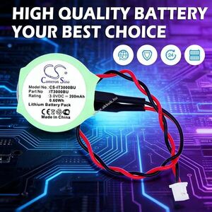 Helyettesítő cmos elem Casio IT3000 BackUp 200mAh 0, 6Wh Lithium 3V kép