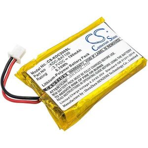Helyettesítő vonalkódolvasó akku KOAMTAC KDC-100 KDC-BAT100 190mAh 0.7Wh 3.7V kép
