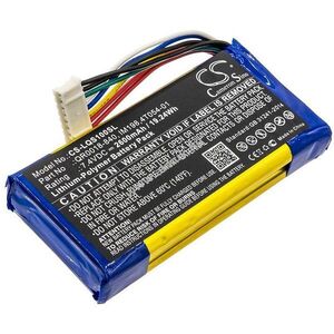 Helyettesítő riasztórendszer akku Qolsys IQ Panel QR0018-840 2600mAh 19.24Wh 7.4V kép