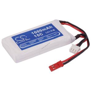 Helyettesítő akku RC 1000mAh 7.4V kép