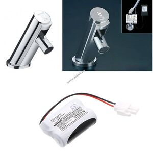 Helyettesítő automata öblítő elem INAX IN-AM-90 A-4035 4800mAh 14.4Wh prímér 3V kép