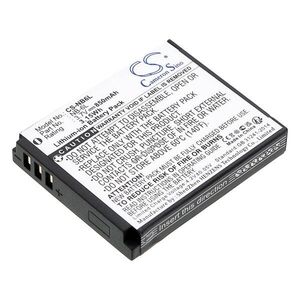Helyettesítő kamera akku Canon NB-6L 850mAh 3.15Wh 3.7V kép