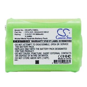Helyettesítő akku Nortel T7406E NT8B45AH 900mAh 3.24Wh 3.6V kép