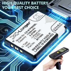 Helyettesítő vonalkódolvasó akku CipherLab 8200 KB1B371200005 1100mAh 3.7V 4.07Wh kép