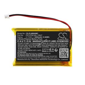 Helyettesítő kamera akku Pyle PPBCM9 PRTPPBCM9.10BAT 1800mAh 6.66Wh 3.7V kép