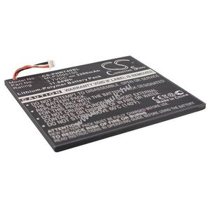 Helyettesítő e-könyv olvasó akku Pandigital Novel Tablet Color MLP3595100 3200mAh 11.84Wh 3.7V kép