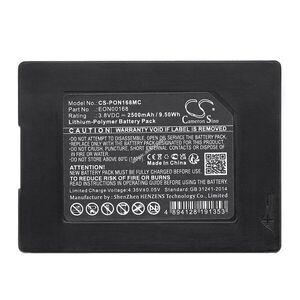 Helyettesítő testkamera akku Pyle PPBCM16 EON00168 2500mAh 9, 5Wh 3.8V kép