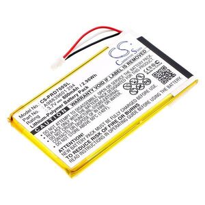 Helyettesítő e-könyv olvasó akku Sony PRS-700 A98839601 294 800mAh 2.96Wh 3.7V kép