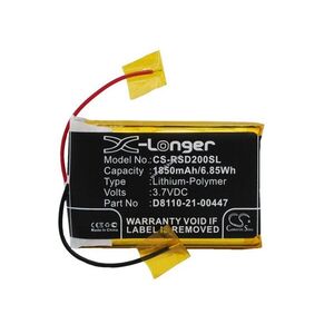 Helyettesítő dab digitális rádió akku Roberts Sports Dab2 D8110-21-00447 1850mAh 6.85Wh 3.7V kép