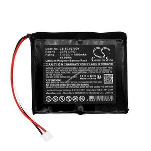 Helyettesítő dvd lejátszó akku Sencor SPV2706 GSP613762 1900mAh 14, 06Wh 7.4V kép