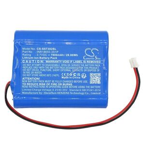 Helyettesítő kozmetikai tükör akku Simplehuman ST3024 INR18650-3S1P 7800mAh 28.86Wh Li-ion 3.7V kép